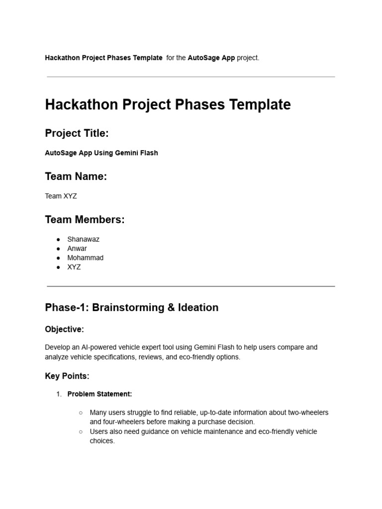 Nasscom - Hackathon Sample Project With Template | PDF | User Interface ...