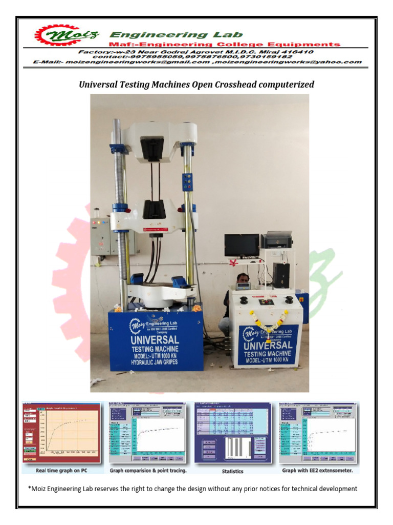 Utm Machine Computerized Opeross Head | PDF | Valve | Pump