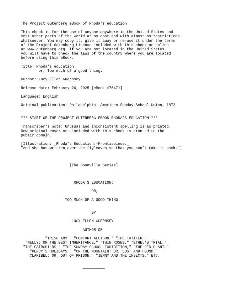 pg75471 | PDF | Project Gutenberg