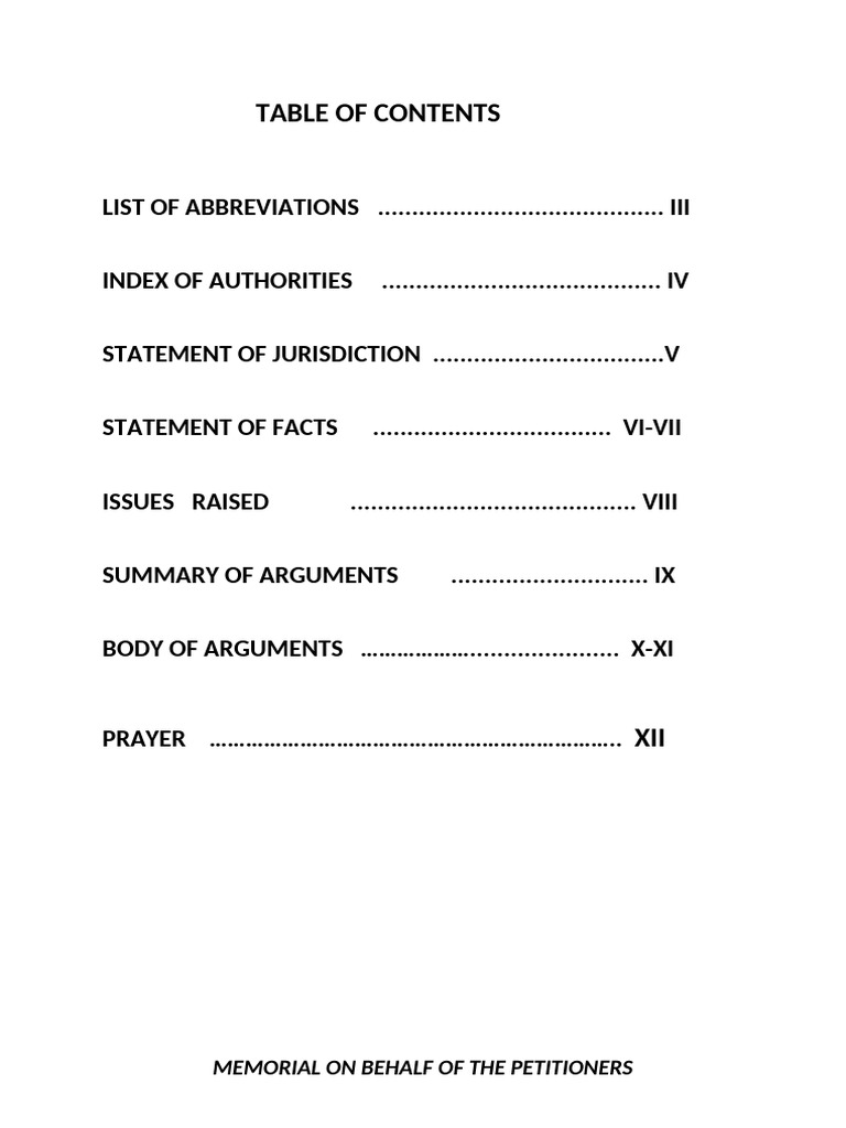 TABLE OF CONTENTS | PDF | Lawsuit | Public Law