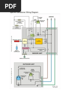 Split Air Conditioner Wiring Air Conditioning Hvac