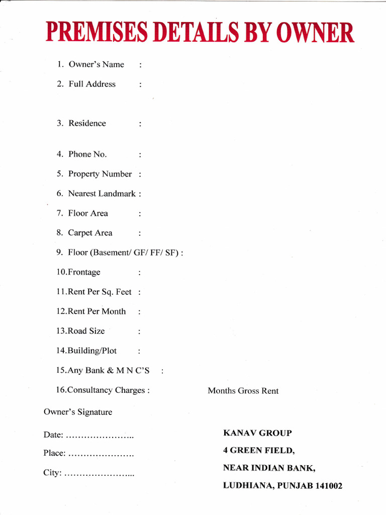 Premises Detail | PDF