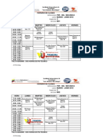 Horarios (Pnf Ing Mecanica) Trayectos 1,2,3y4. Febrero -Junio 2012