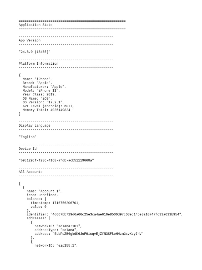 State Log 2024 05 26T20 46 26 | PDF | I Phone | Mobile Phones