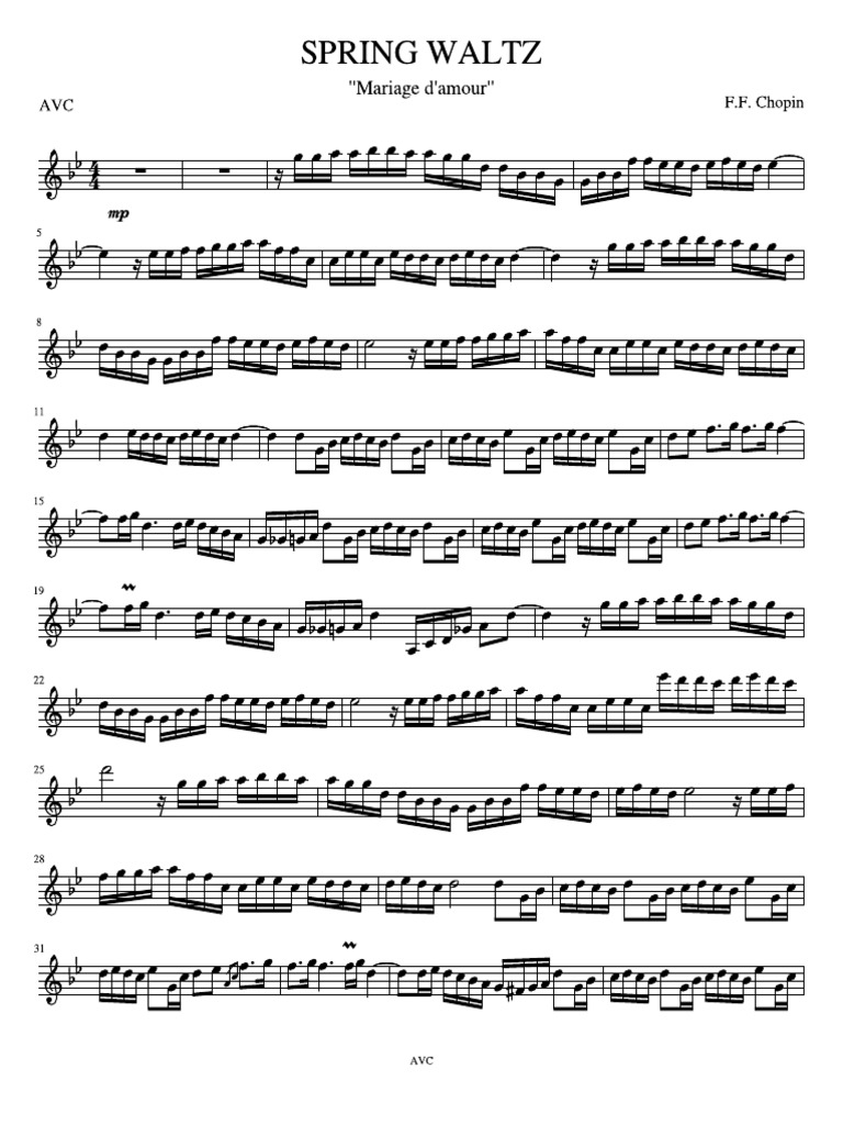 Spring Waltz | PDF