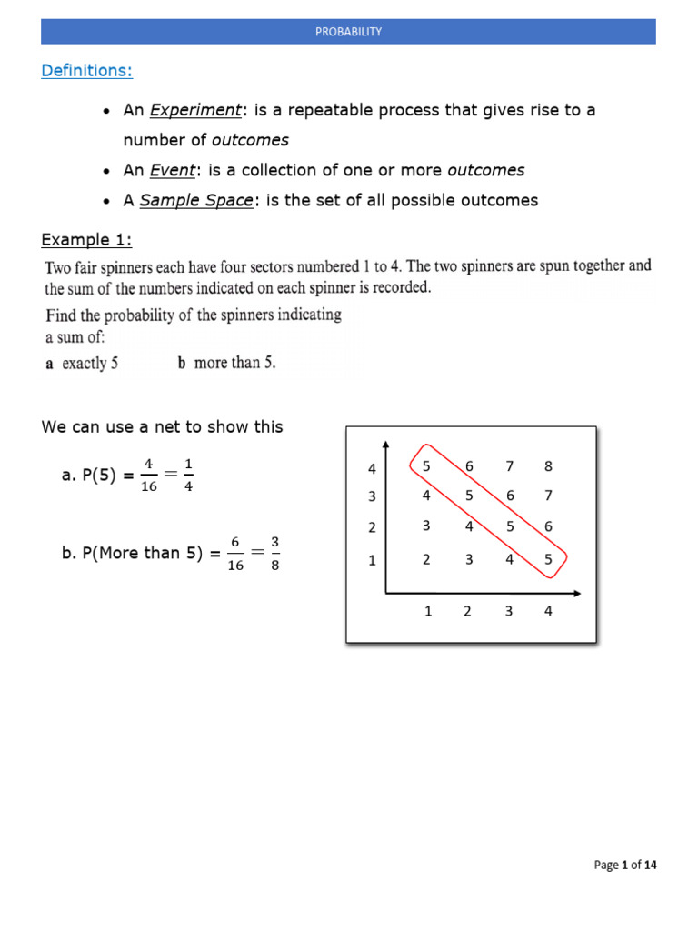 Understanding Probability Concepts | PDF | Probability | Probability Theory