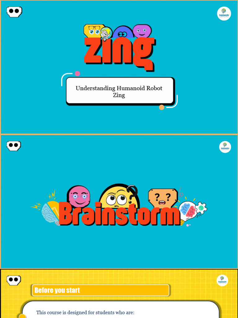 Humanoid Robot Zing Overview and Features | PDF | Robot | Robotics