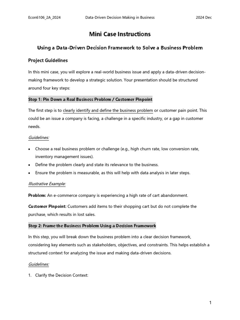 Data-Driven Business Problem Solving | PDF | Statistics | Data Analysis