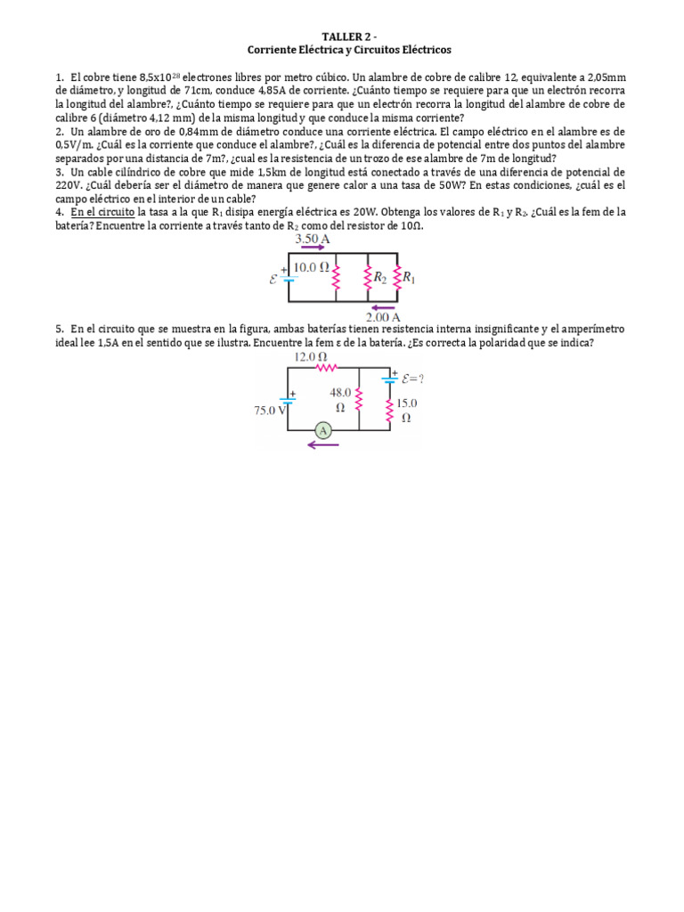Taller 2 Elec | PDF