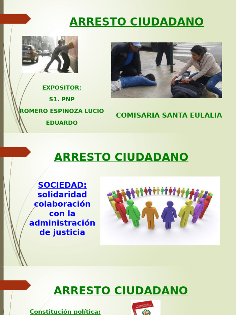 ARRESTO CIUDADANO | PDF