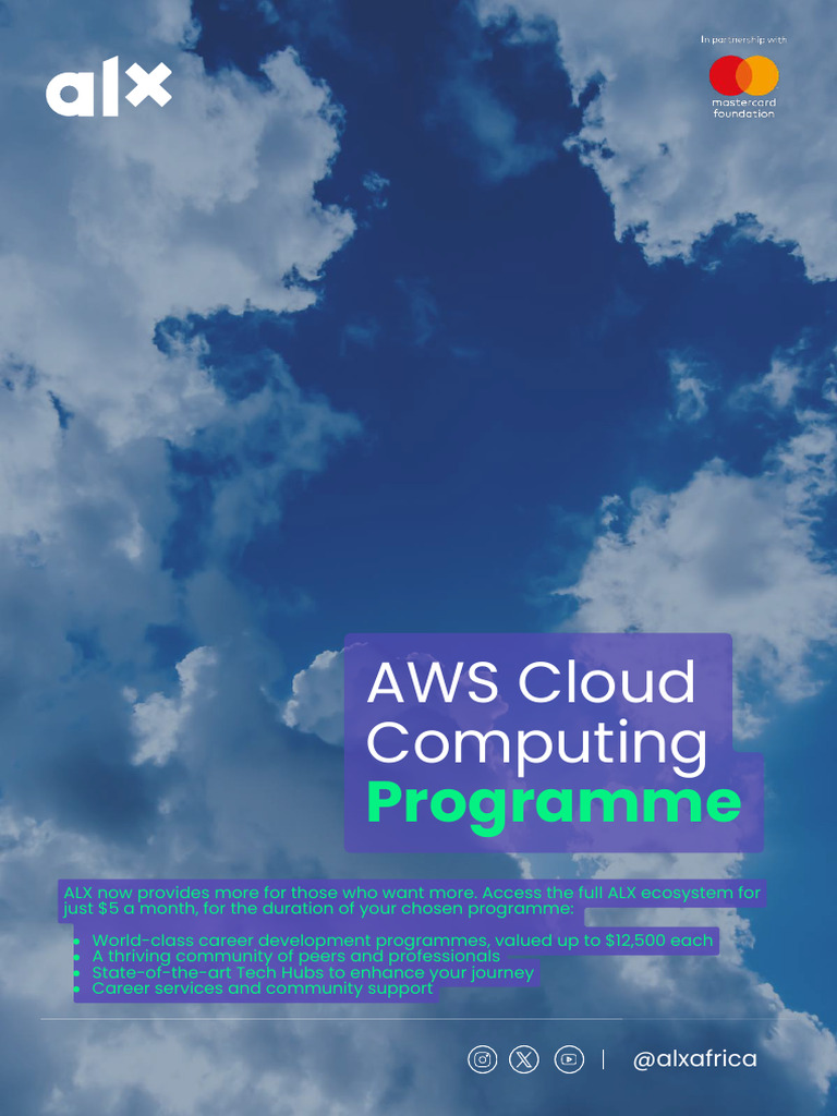 ALX AWS Cloud Computing Programme | PDF | Amazon Web Services | Cloud ...