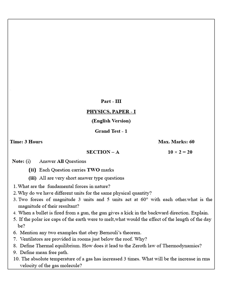 PHYSICS FIRST YEAR | PDF | Collision | Acceleration