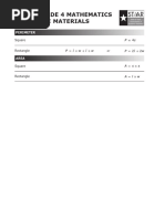 8th Grade Math STAAR Reference Sheet | PDF