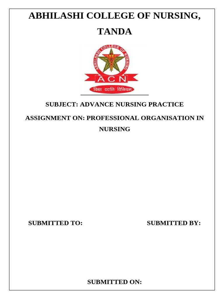 Professional Organizations in Nursing | PDF | Midwife | Nursing
