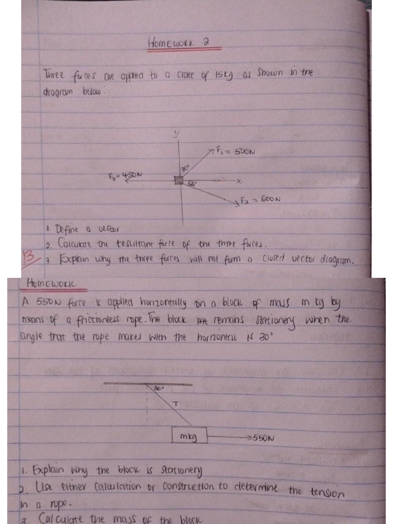 Grade 11 Physical Sciences Vectors Questions | PDF