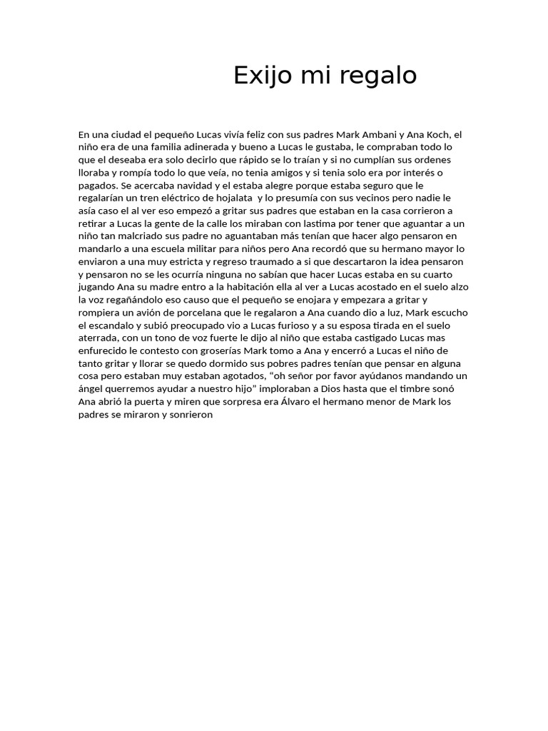 Exijo mi presente | PDF