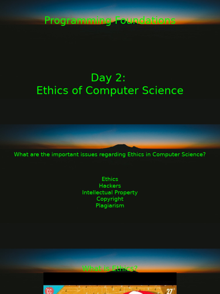 Ethics in Computer Science | PDF