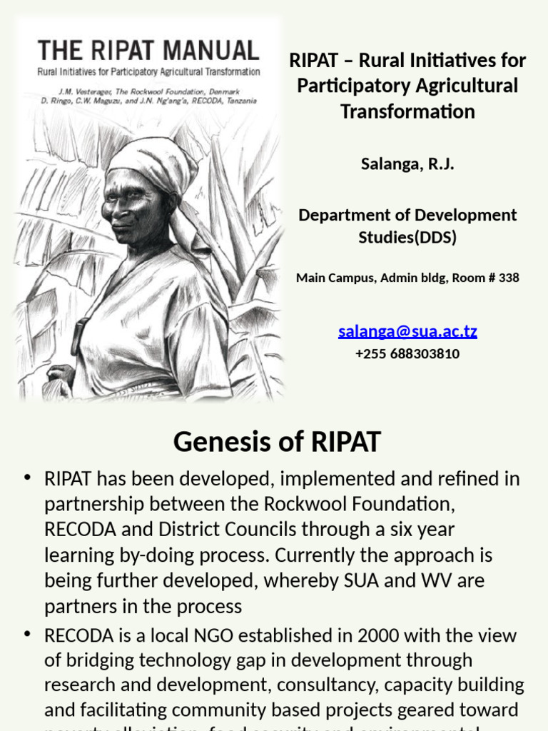 RD Presentation On RIPAT Students | PDF | Agriculture