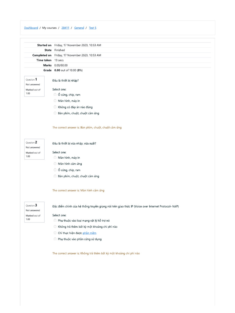 Test 5 Attempt Review Pdf