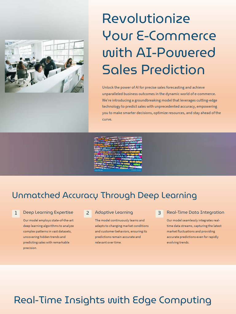 Revolutionize Your E Commerce With AI Powered Sales Prediction PDF