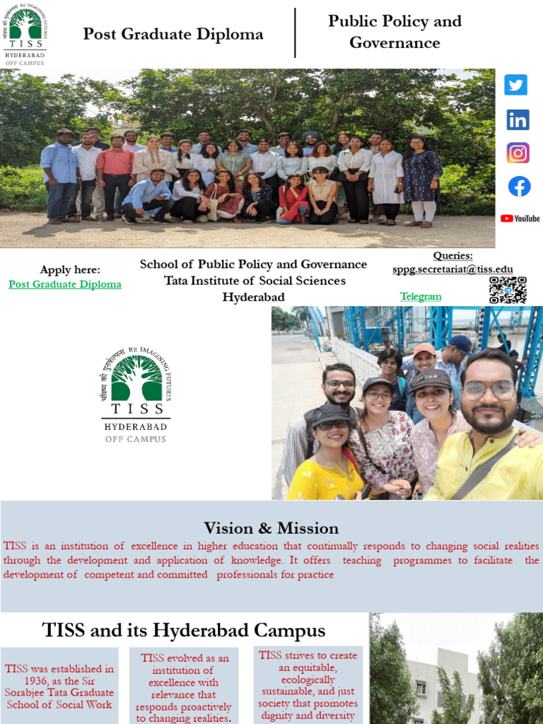 TISS Postgraduate Diploma in Public Policy | PDF | Governance