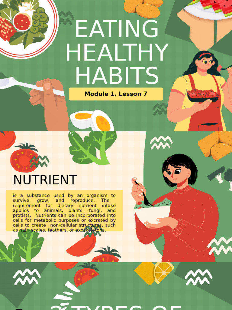 Essential Nutrients and Dietary Habits | PDF | Nutrients | Nutrition