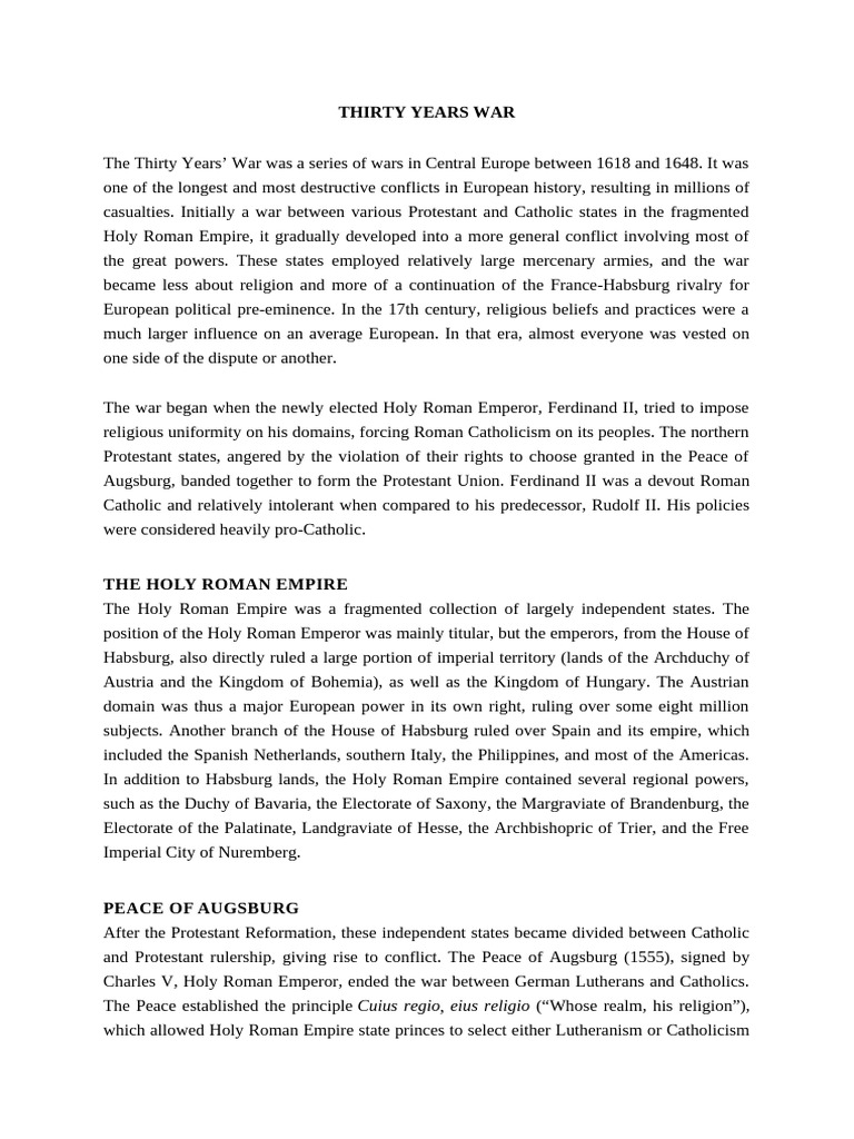 Compilation of IR Notes Part 1 | PDF | Holy Roman Empire | Former ...