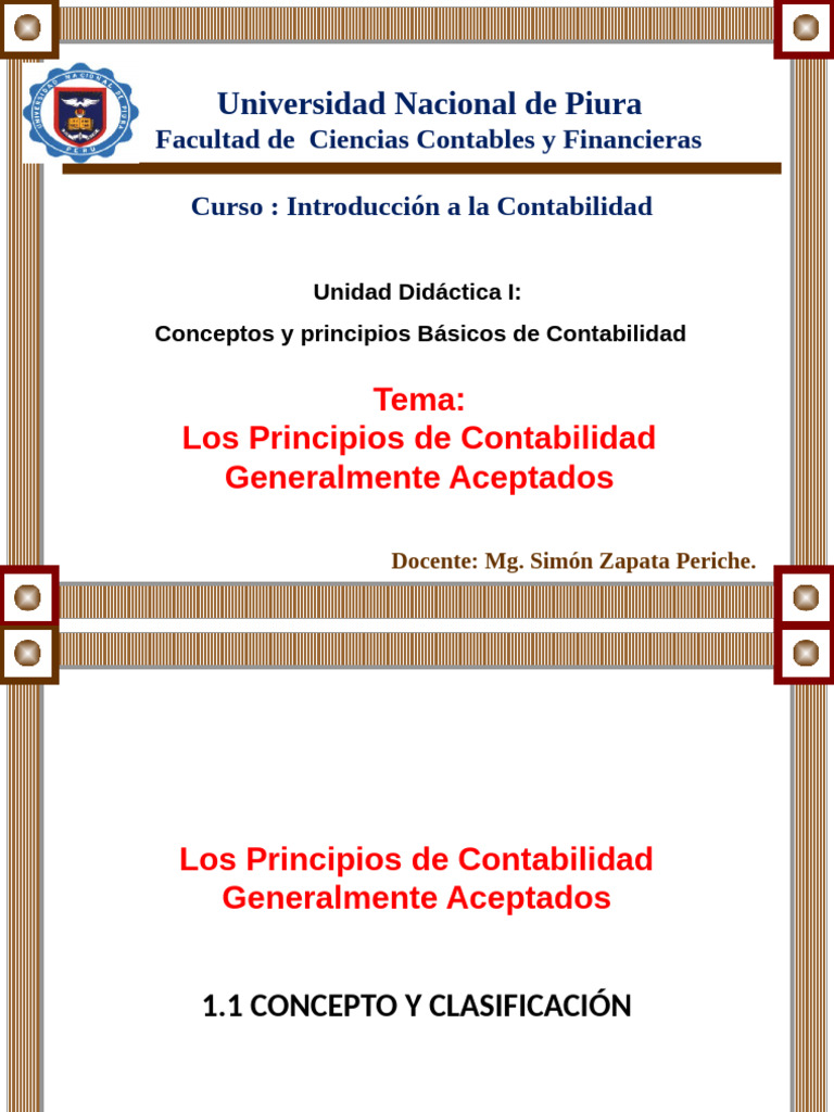 1.2 Los PCGA | PDF | Contabilidad | normas internacionales de ...