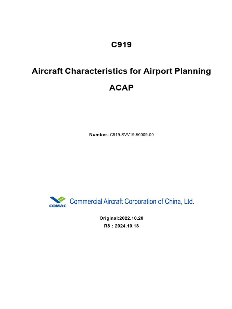 C919acap en | PDF | Trade Secret | Runway