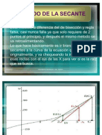 Metodo de La Secante