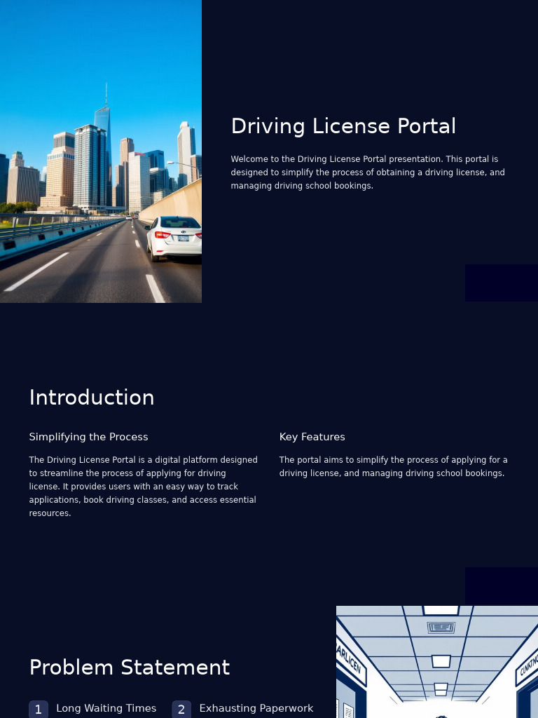 Driving License Application Portal Guide | PDF | Usability | User ...
