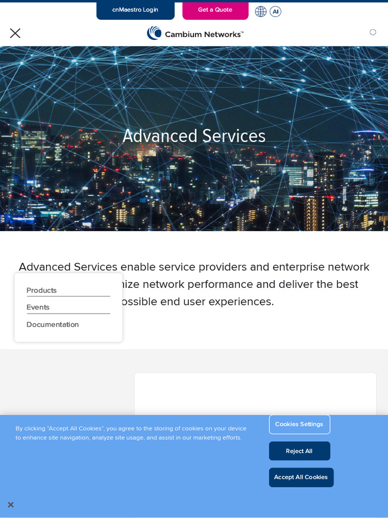 Cambium Networks - Advanced Services | PDF | Http Cookie | Cyberspace
