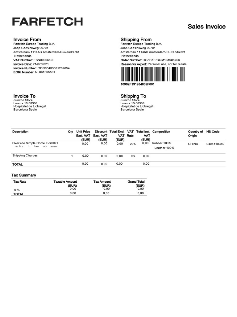 Facture Farftech 2 | PDF | Value Added Tax | Invoice