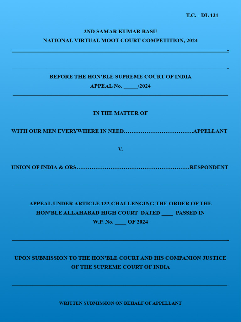 Supreme Court Appeal on Raksha Act 2024 | PDF | Bail | Appeal
