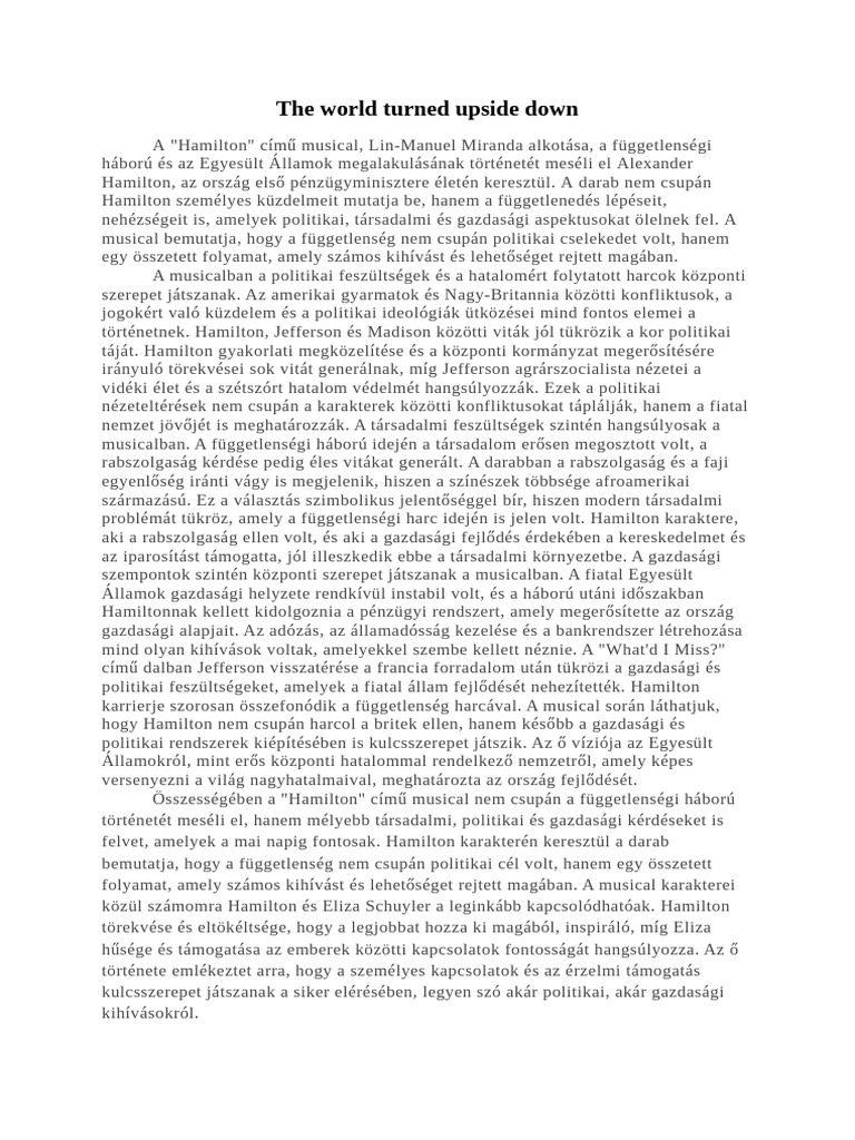 The World Turned Upside Down PDF