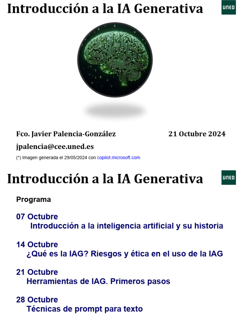 Introducción a la IA Generativa | PDF | Inteligencia artificial ...