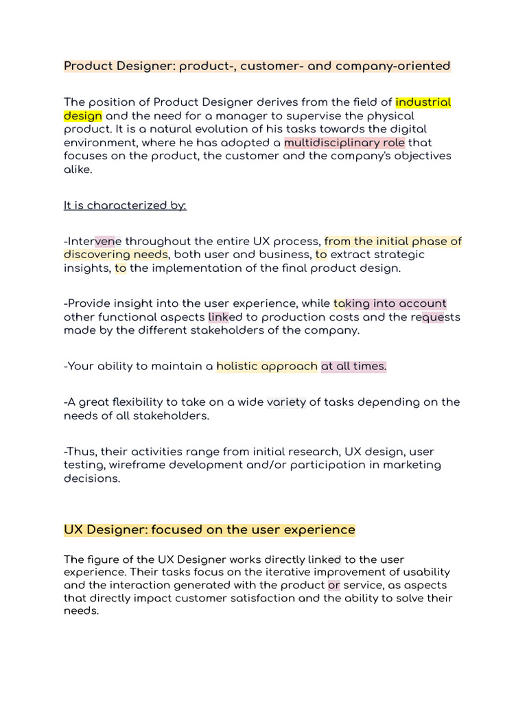 Product Designer - Industrial Design | PDF | Computing | Design