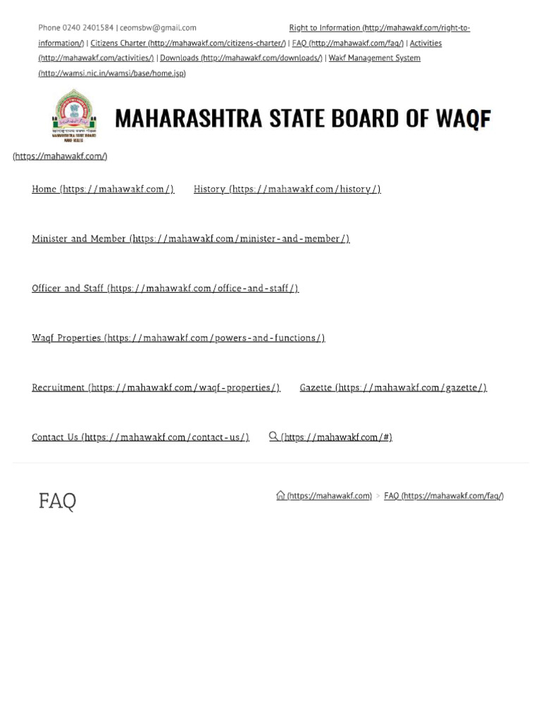 Wakf Q | PDF