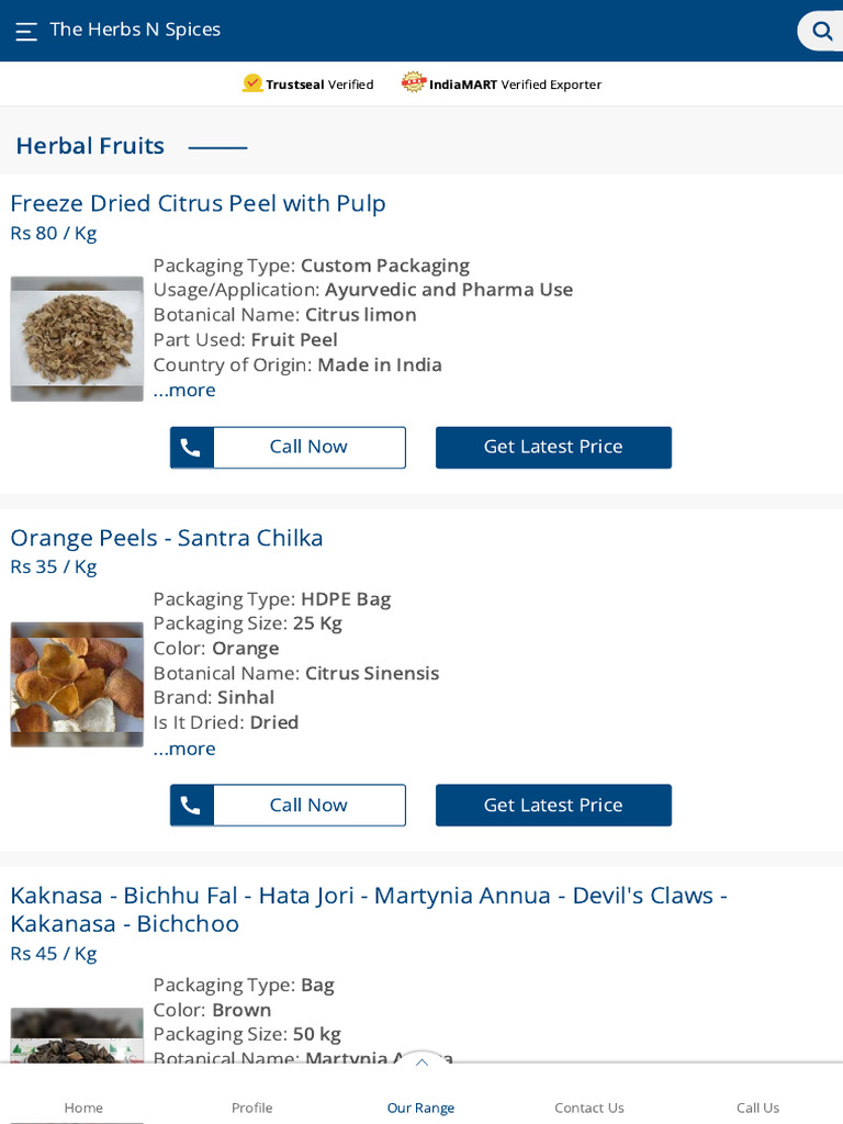 Https WWW - Herbsandspices.in Herbal-Fruits - HTML | PDF | Black Pepper ...
