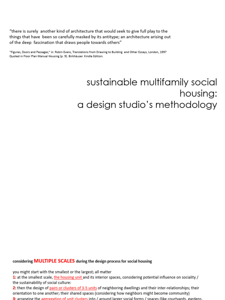 Photo inspiration: Picture Idea: Sustainable Design For Multifamily Housing Pdf Roof