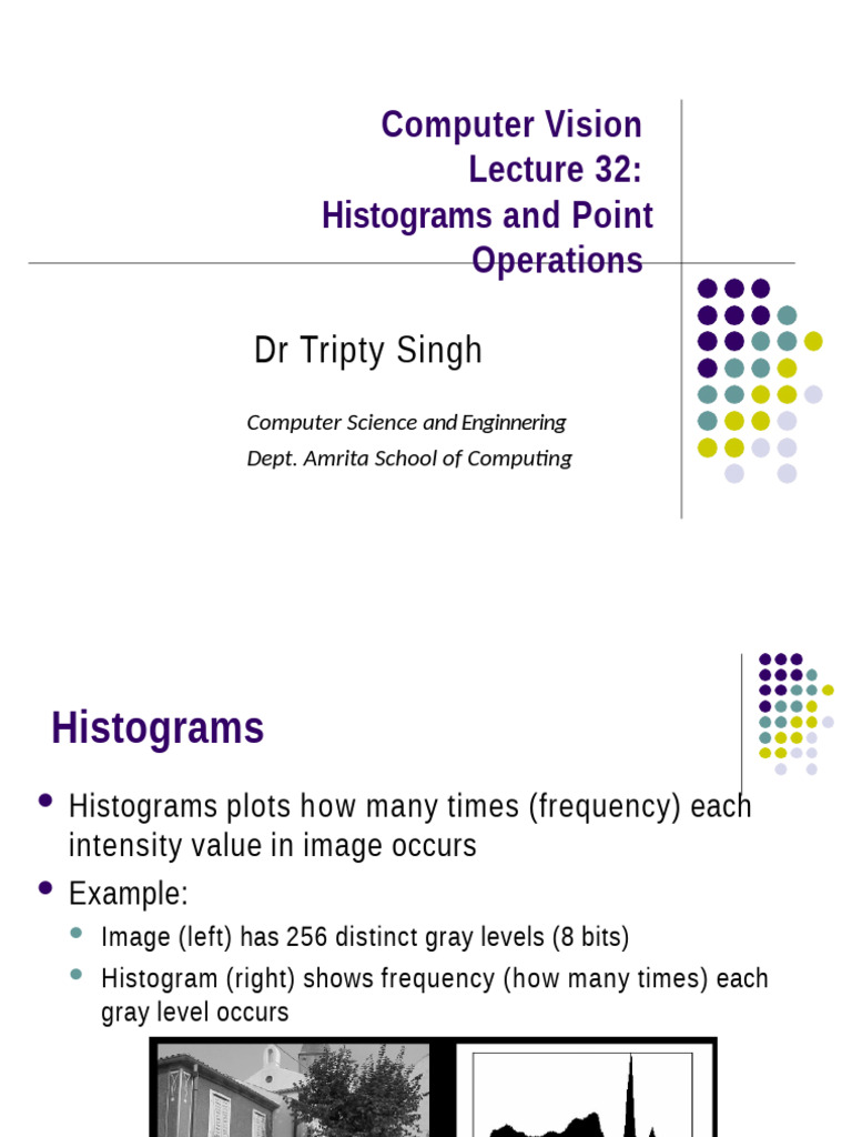 Histograms and Point Operations in CV | PDF | Histogram | Image Processing