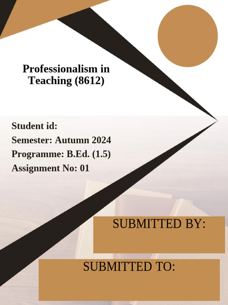 Teaching as a Professional Vocation | PDF | Teachers | Reflective Practice