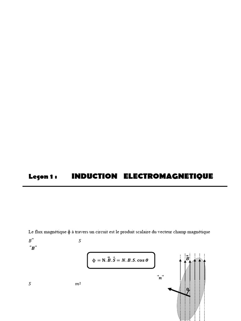 Induction Électromagnétique et Applications | PDF | Transformateur ...