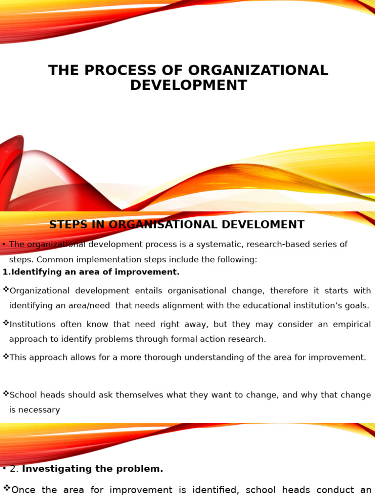 The OD Process | PDF | Organization Development | Cognition