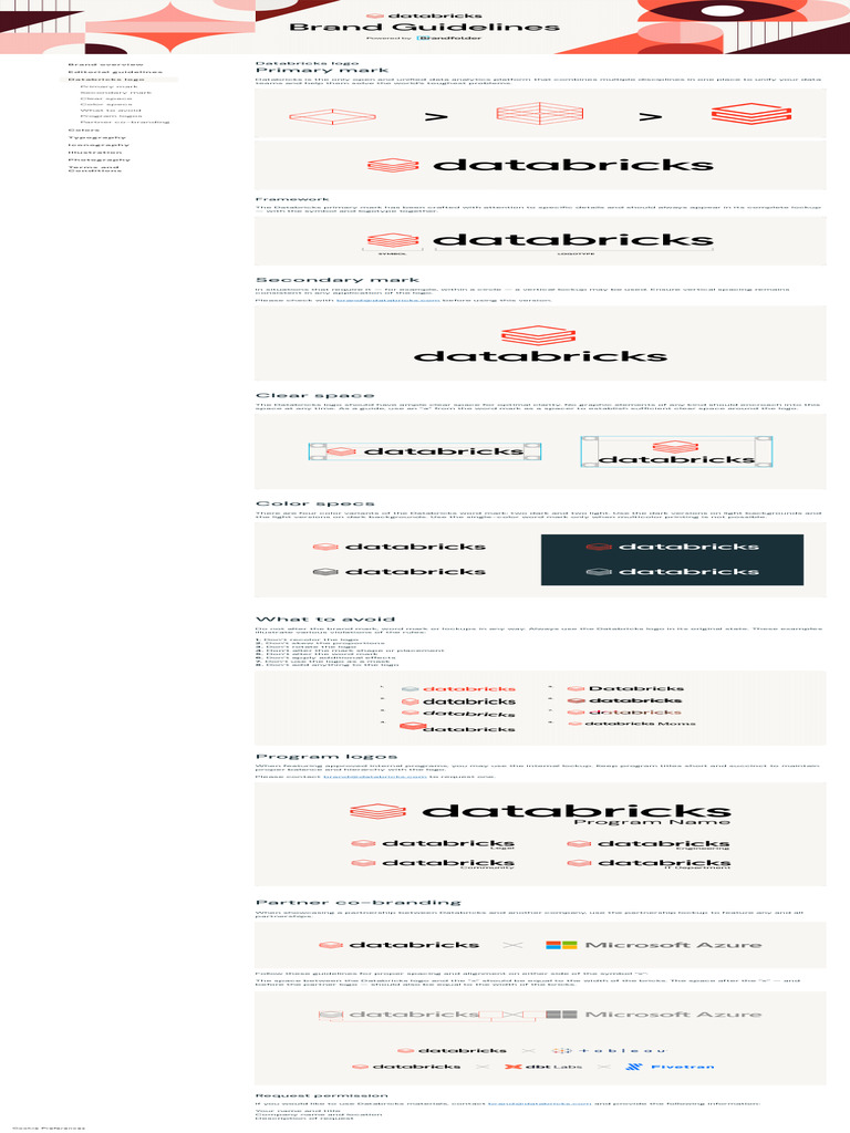 And Guidelines - Databricks Logo | PDF | Logos | Graphic Design
