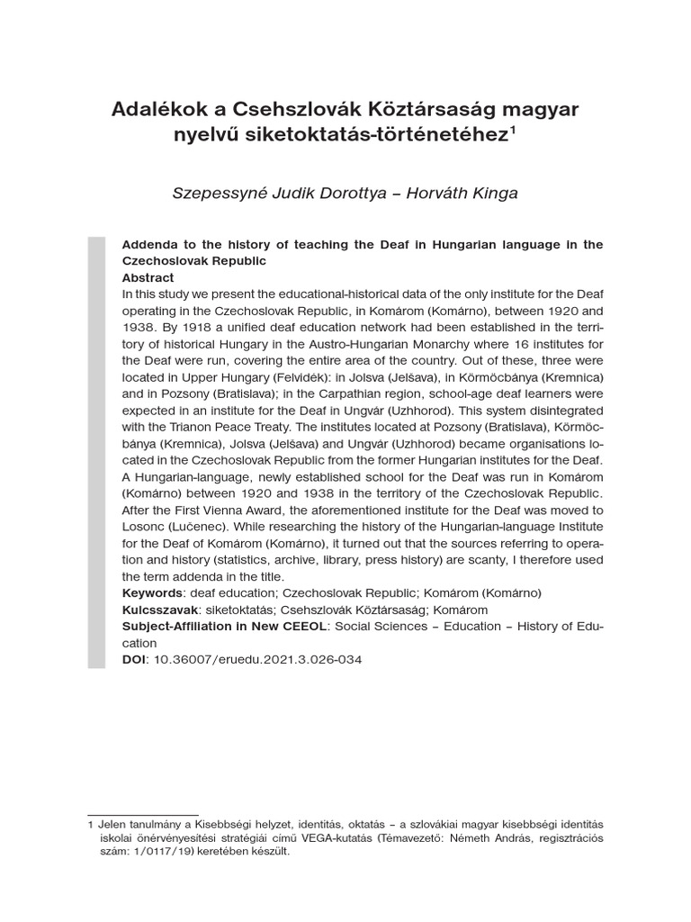 Adalekok A Csehszlovak Koztarsasag Magya | PDF
