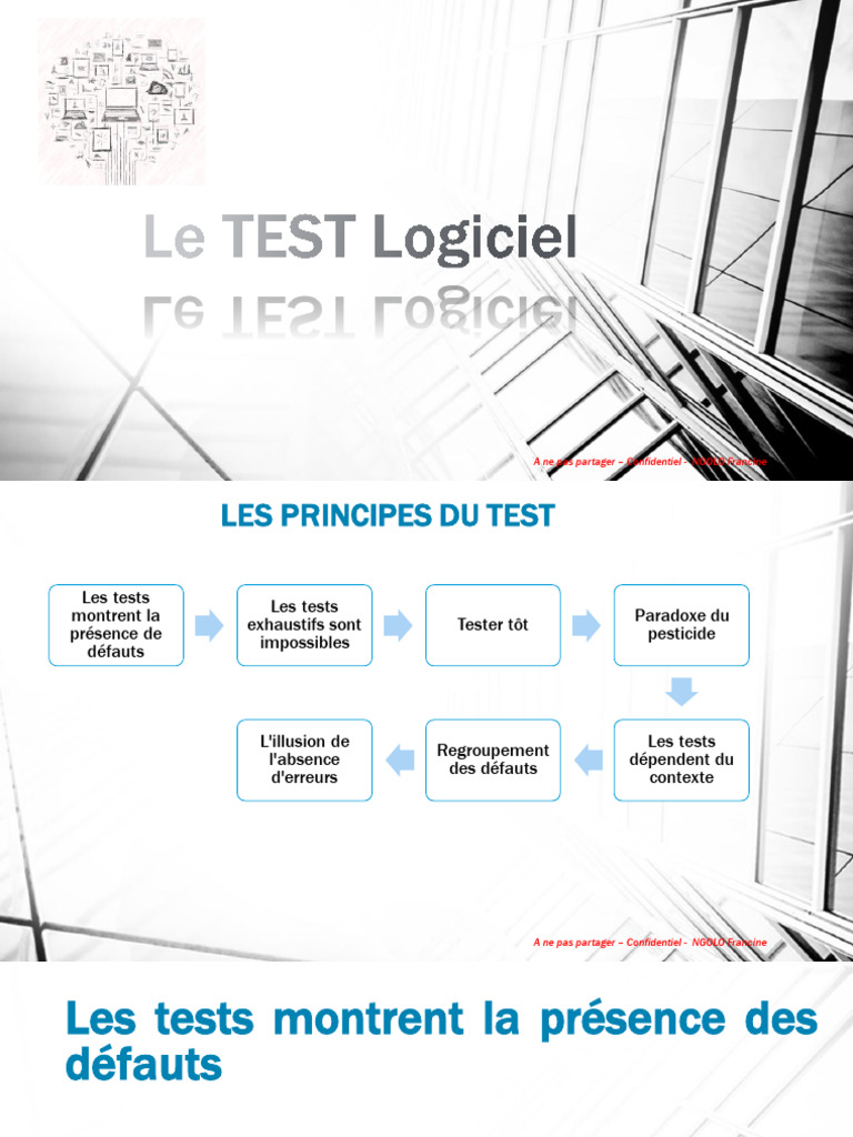 Principes et Processus de Test Logiciel | PDF | Test de logiciel | Bug ...