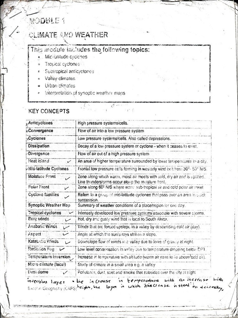 Geography Notes 1 | PDF