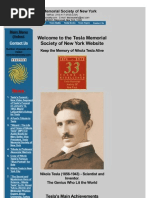 Nikola Tesla - The Genius Who Lit The World - Www-Teslasociety-Com