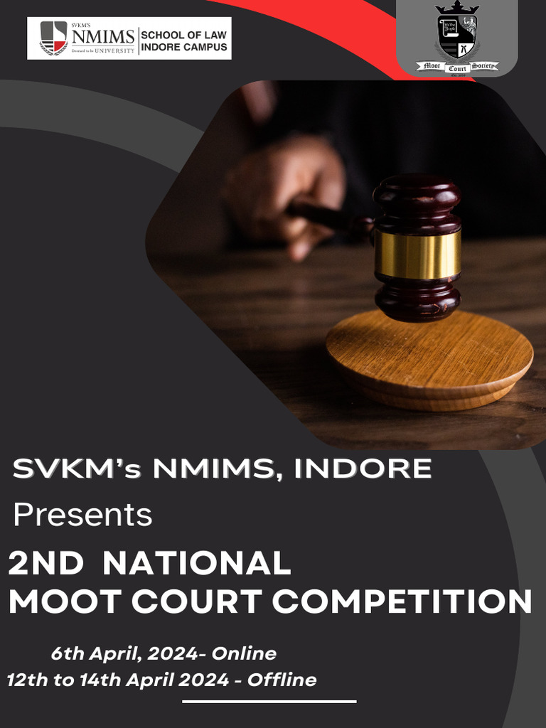NMIMS Indore National Moot Brochure 2024 | PDF | Marriage | Supreme ...